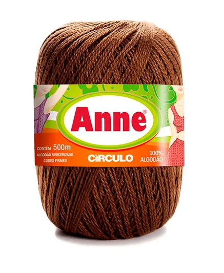 LINHA ANNE 500m CÍRCULO - CHOCOLATE - 7382