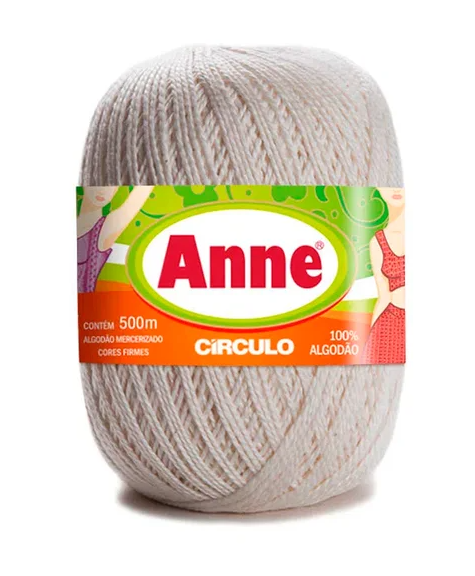 LINHA ANNE 500m CÍRCULO - OFF WHITE - 8176