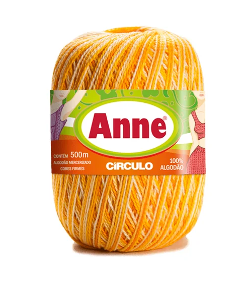 LINHA ANNE MULTICOLOR 500m CÍRCULO - RAIO DE SOL - 9368