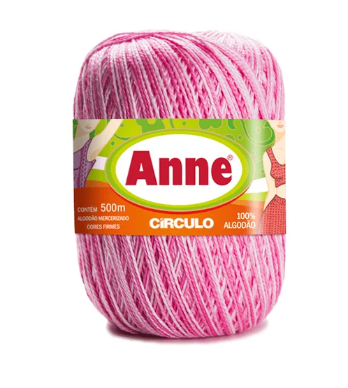 LINHA ANNE MULTICOLOR 500m CÍRCULO - BAILARINA - 9284#