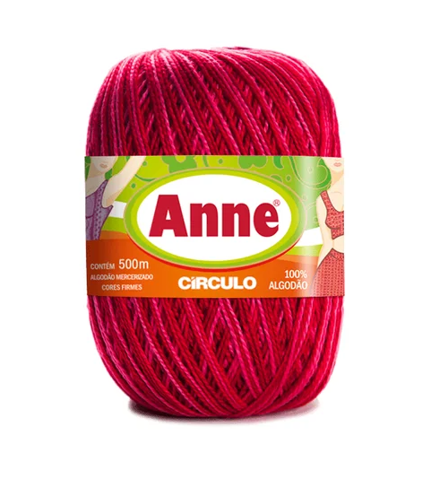 LINHA ANNE MULTICOLOR 500m CÍRCULO - CABARÉ - 9153#