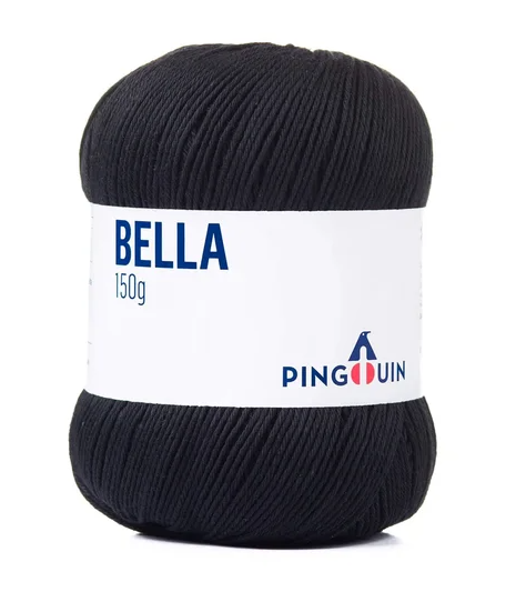 LINHA BELLA PINGOUIN 150g - PRETO - 8990