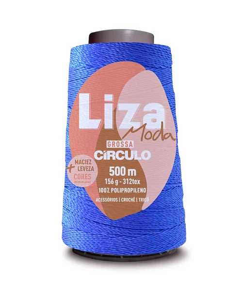 LINHA LIZA GROSSA CÍRCULO - AZUL BIC - 2550