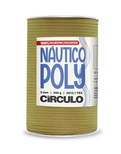 FIO NAÚTICO POLY CÍRCULO 5mm - 500g - CASTANHA - 7625
