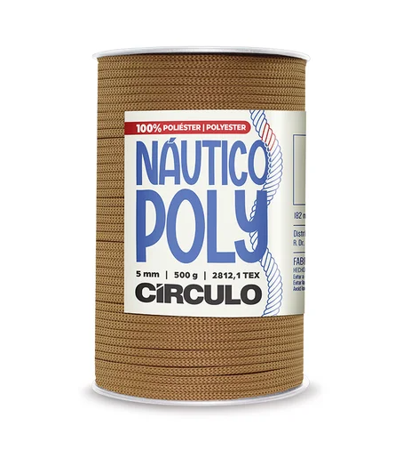 FIO NAÚTICO POLY CÍRCULO 5mm - 500g - CRAFT - 7148