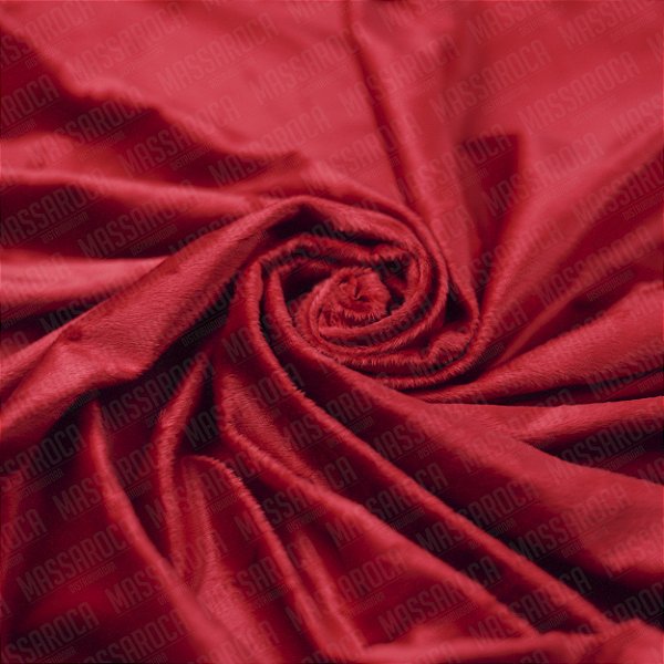 Tecido Velboa Vermelho