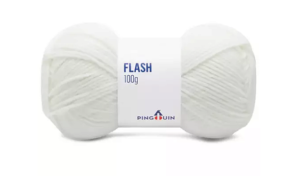 Fio Flash Pingouin 100g - 0002 Branco