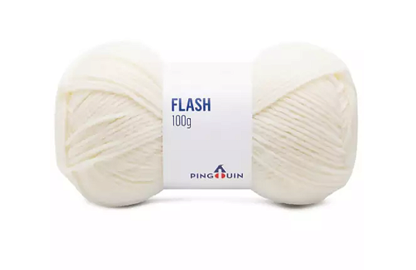 Fio Flash Pingouin 100g - 0004 Cru
