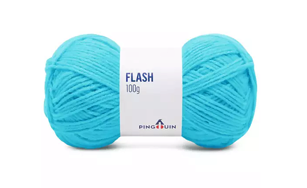 Fio Flash Pingouin 100g - 0508 Turquesa