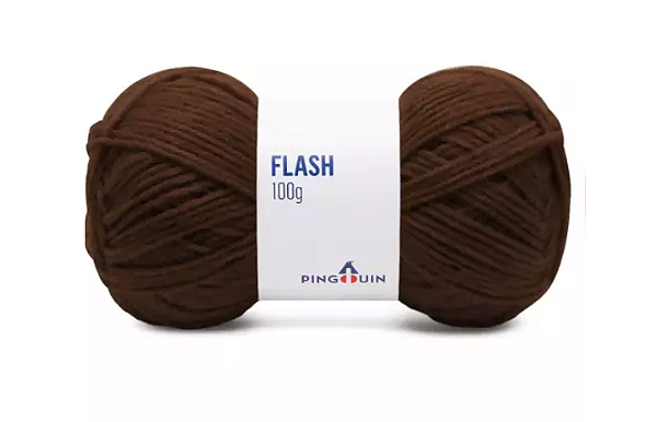 Fio Flash Pingouin 100g - 0713 Tabaco