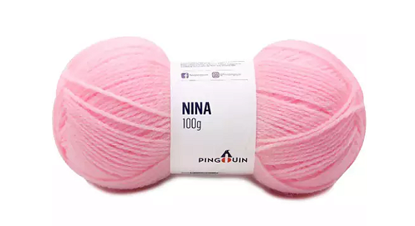 Fio Nina Pingouin 100g - 0377 Sonho
