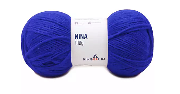 Fio Nina Pingouin 100g - 0512 Royal