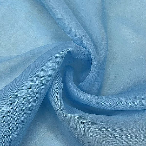 Tecido Voil Azul Bebê