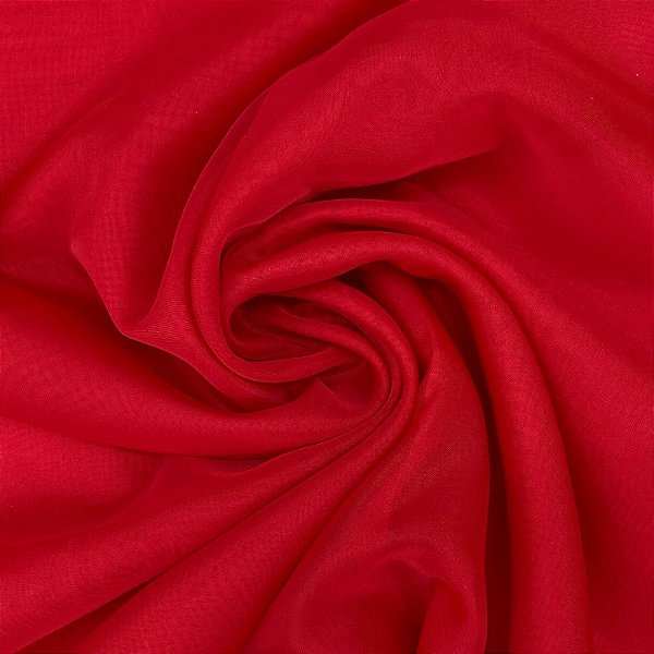 Tecido Voil Vermelho
