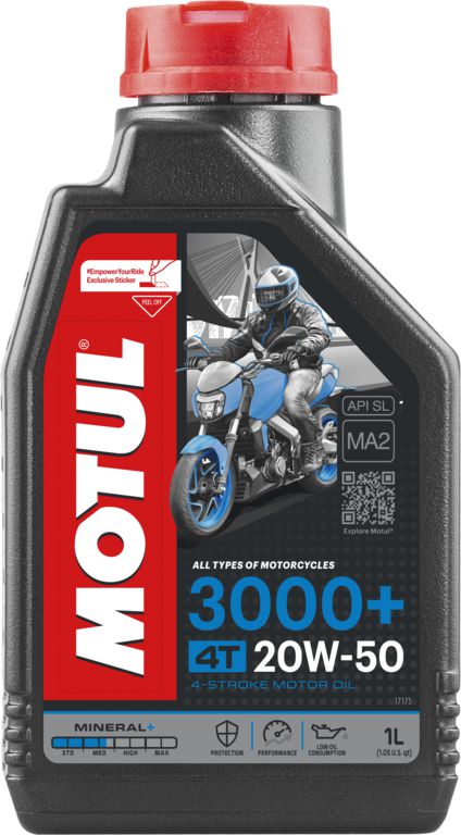 OLEO MOTUL 3000 20W50 MINERAL 1 LITRO