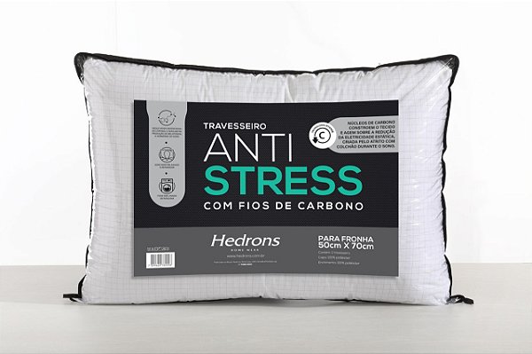 Travesseiro Anti Stress com Fios de Carbono Hedrons