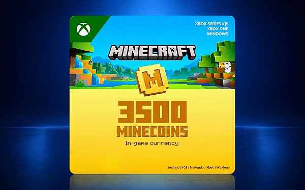 Gift Card Minecraft Minecoins 3500 coins