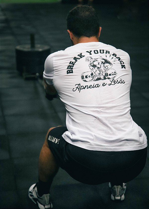 Camiseta Break You Back Branca