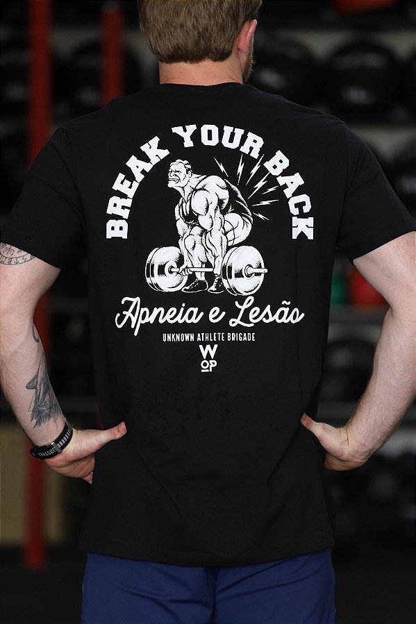 Camiseta Nova Break You Back Preta