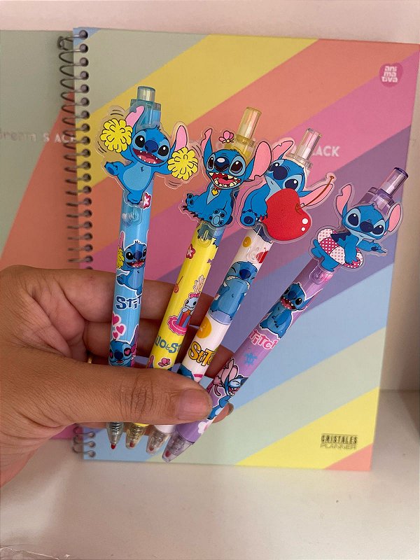 Caneta fofa Stitch