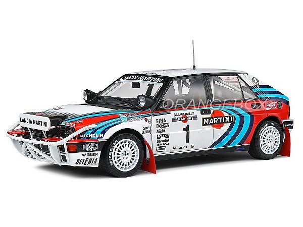 Lancia Delta Hf Integrale 1991 Kenia Rally 1:18 Solido
