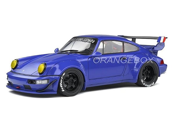 Porsche RWB Body Kit Champagne 2017 1:18 Solido Azul