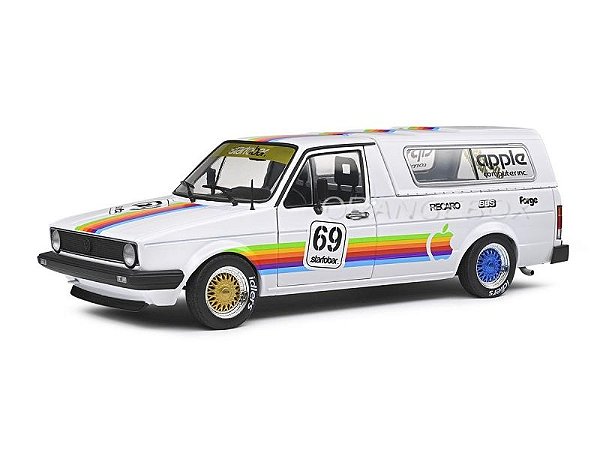 Volkswagen Caddy MK1 Porsche 935 Tribute Apple Computer 1982 1:18 Solido