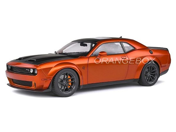 Dodge Challenger SRT HELLCAT 2020 1:18 Solido Laranja