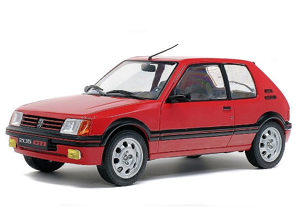 Peugeot 205 GTI 1985 1:18 Solido Vermelho