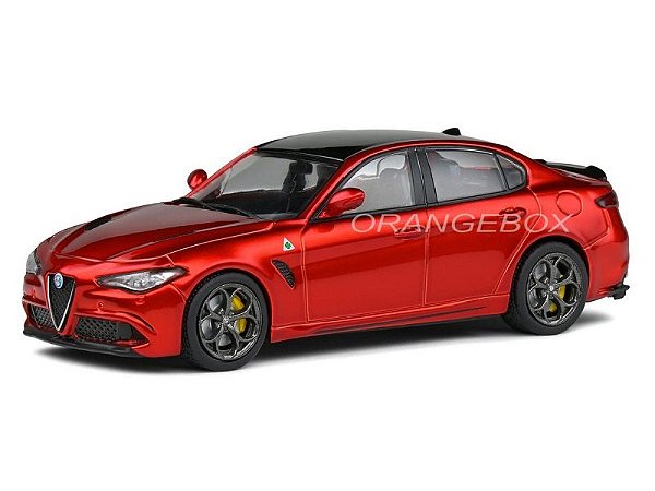 Alfa Romeo Giulia Quadrifoglio 2016 1:43 Solido Vermelho