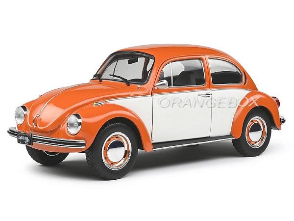Volkswagen Fusca 1974 1:18 Solido Bicolor