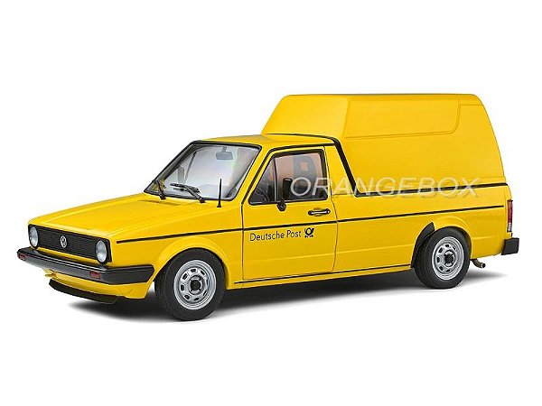 Volkswagen Caddy Mk.1 German Post 1982 1:18 Solido Amarelo
