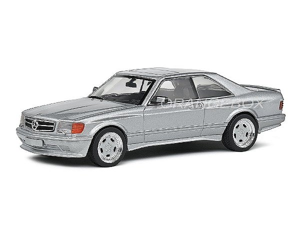 Mercedes Benz 560 SEC Widebody 1990 1:43 Solido Prata