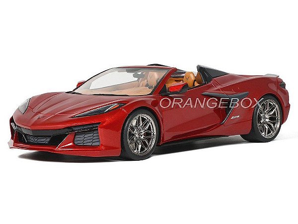 Chevrolet Corvette C8 convertible 2022 1:18 GT Spirit Vermelho