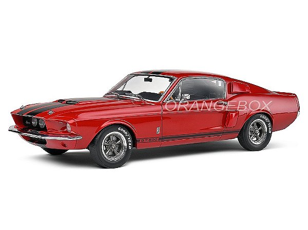 Mustang Shelby GT500 1967 1:18 Solido Vermelho