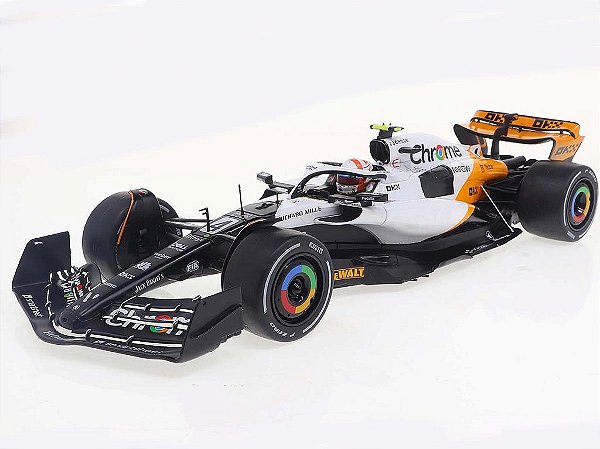 Fórmula 1 McLaren MCL60 Gp Monaco 2023 Lando Norris 1:18 Solido