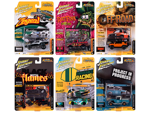 Caixa c/ 06  - Street Freak 2023 Release 2 Set B 1:64 Johnny Lightning