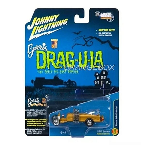 Grandpas Drag-u-la Carro Da Família Os Monstros Johnny Lightning 1:64