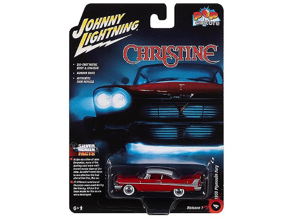 Plymouth Fury Christine 1958 Daytime 1:64 Johnny Lightning Pop Culture