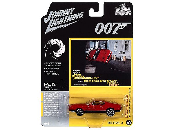 Ford Mustang 1971 James Bond 007 1:64 Johnny Lightning Pop Culture
