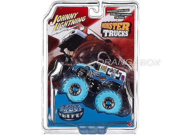 Frost Bite Monster Trucks 1:64 Johnny Lightning 2022 Azul