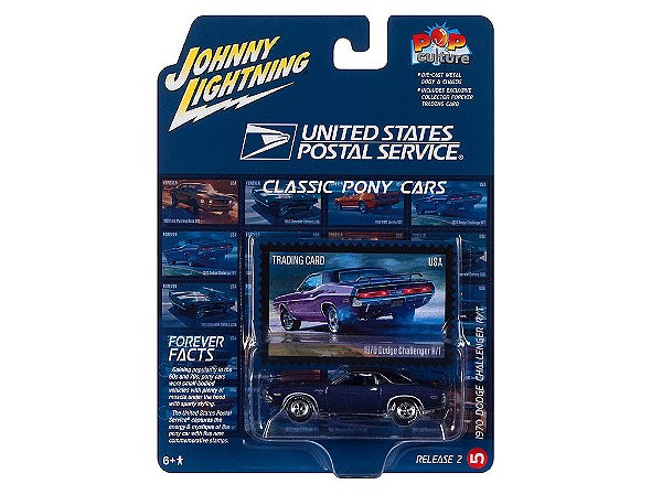 Dodge Challenger R/T 1970 Release 2 2023 1:64 Johnny Lightning Pop Culture