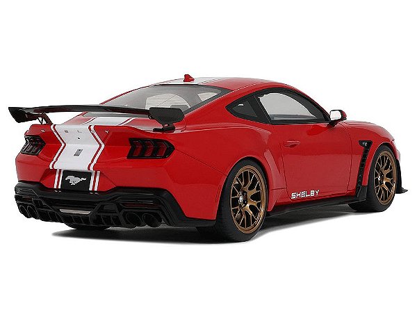 *** PRÉ-VENDA *** Ford Mustang Shelby GT500 Super Snake 1:18 GT Spirit Vermelho