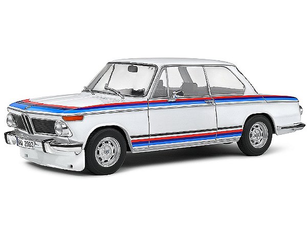 BMW 2002 TII Turbo Evocation 1971 1:18 Solido Branco