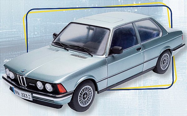 BMW 323i 1980 1:18 Solido Azul