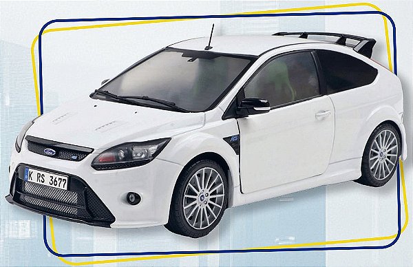 Ford Focus RS MK2 Pack RS Plus 2009 1:18 Solido Branco
