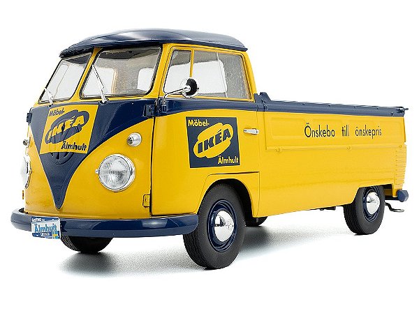 Volkswagen T1 Pick-Up 1950 IKEA 1:18 Solido Amarelo