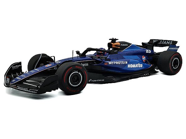 Fórmula 1 Williams FW46 Alex Albon GP Arábia Saudita 2024 1:18 Solido