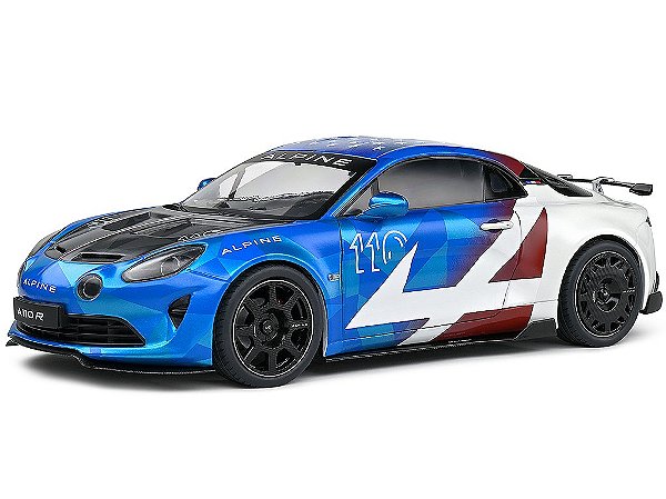 Alpine A110 Radicale US Racing 2023 1:18 Solido Branco