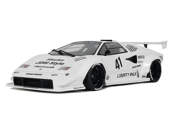 Lamborghini Countach LB-Works 2023 1:18 GT Spirit Branco